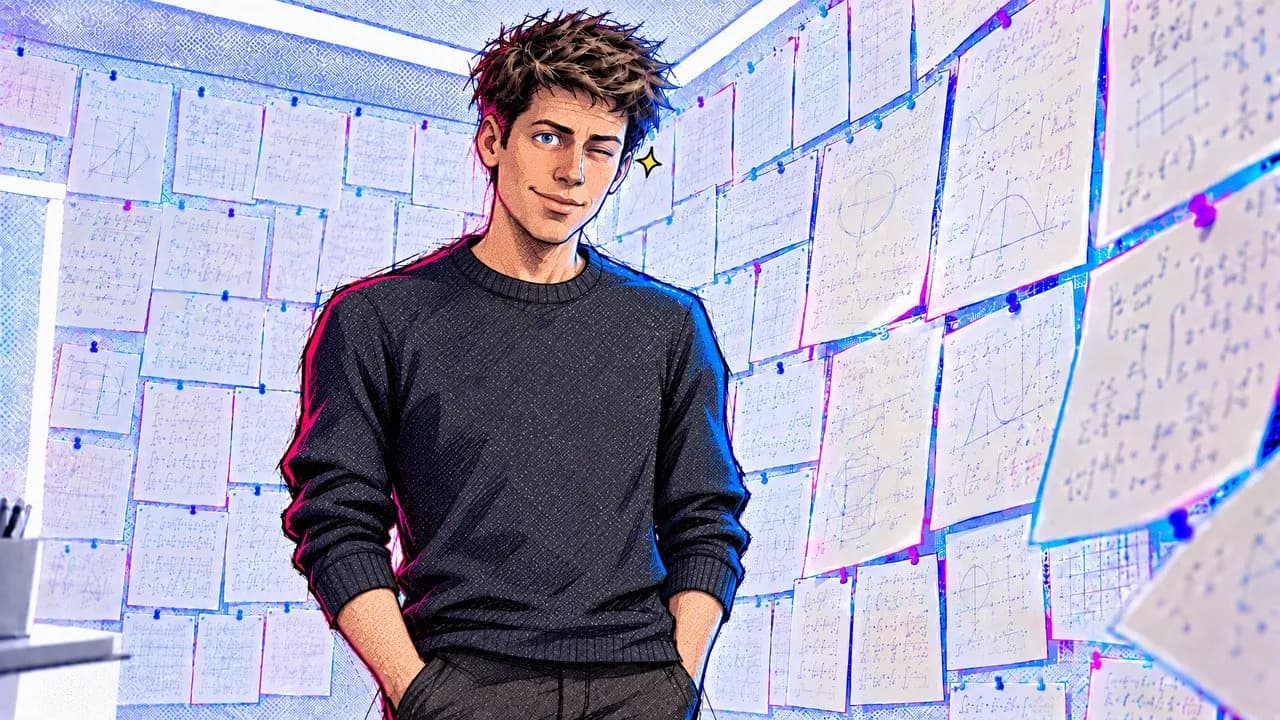 Keyframe where Sam Altman's face has drifted thinner and older