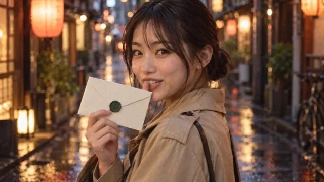 The envelope handed over in Tokyo