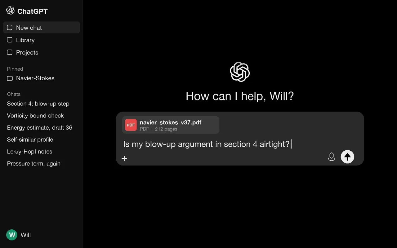 A flat, exact mock-up of the chat interface