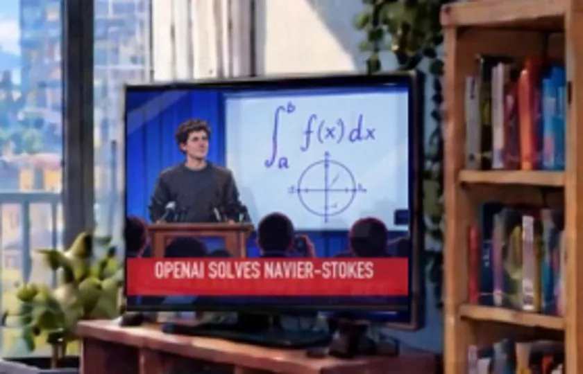 The TV patched in the edit with the correct broadcast